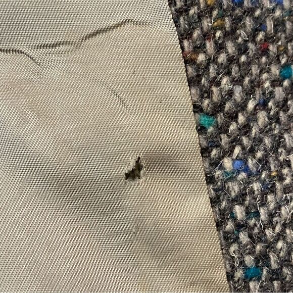 Men's Pendleton 100% Pure Virgin Wool Tweed Gray Blazer Size 44 - Picture 7 of 16